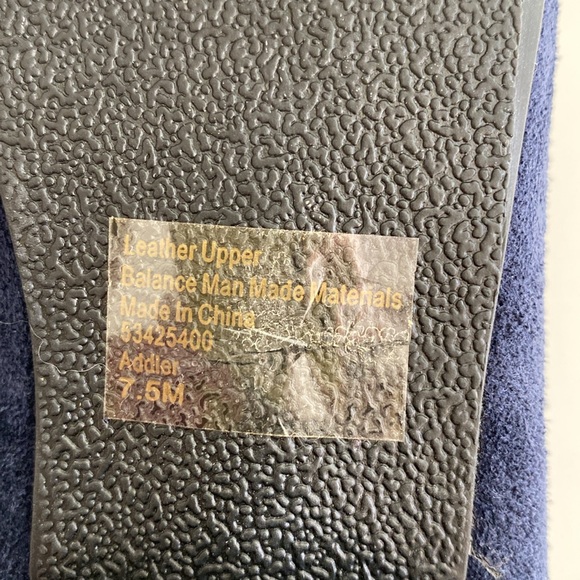 Dr Scholls Women Blue Leather Suede Lace Up Oxford-Like Healed Shoes - Booties - Picture 6 of 12